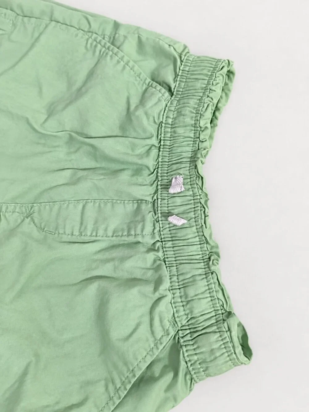 GAP Kids Mint Green Pull-On Shorts Size M 7/8 Cotton Elastic Waist